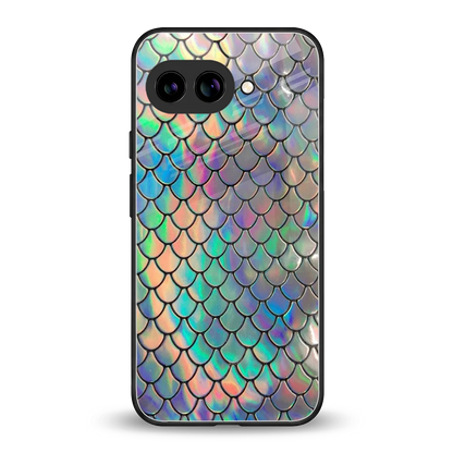 Mermaid back phone cover | glass case for google pixel 10a