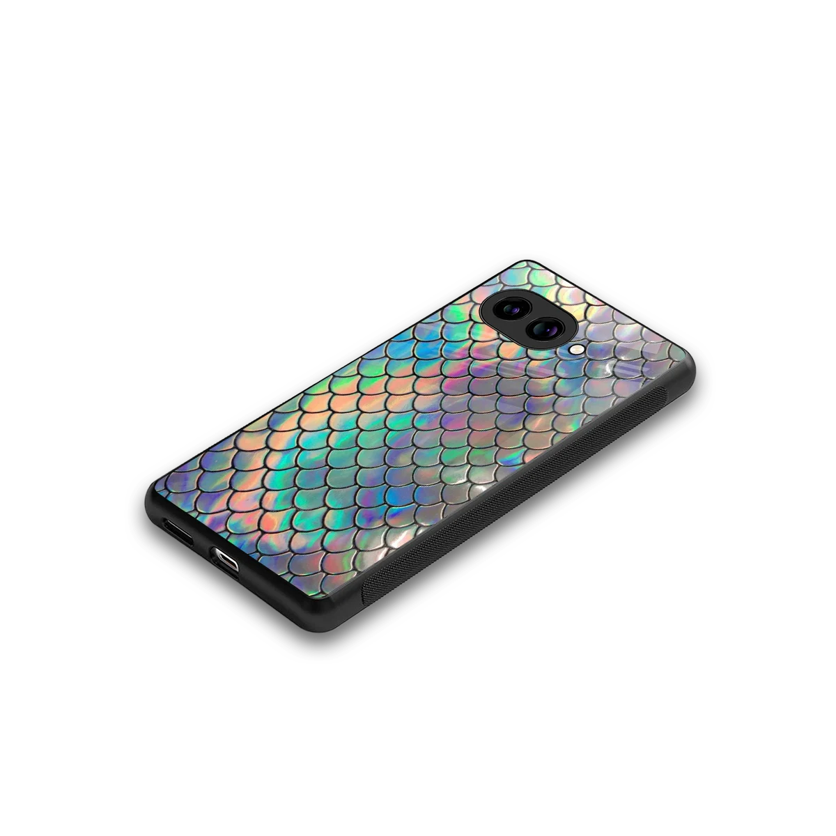 Mermaid stylish phone case for google pixel 10a | glossy glass and slim fit