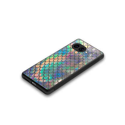 Mermaid stylish phone case for google pixel 10a | glossy glass and slim fit