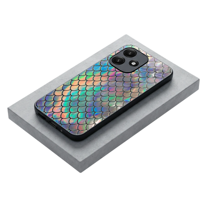Mermaid stylish phone case for redmi 12 5g | glossy glass and slim fit