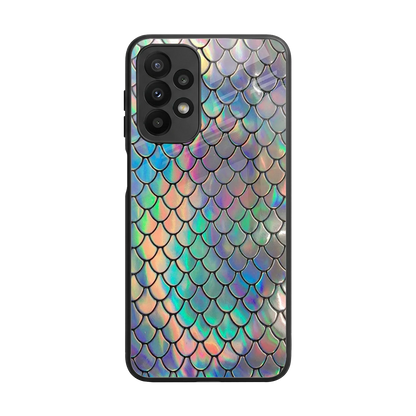 Mermaid back phone cover | glass case for samsung galaxy a23