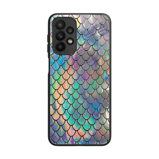 Mermaid back phone cover | glass case for samsung galaxy a23