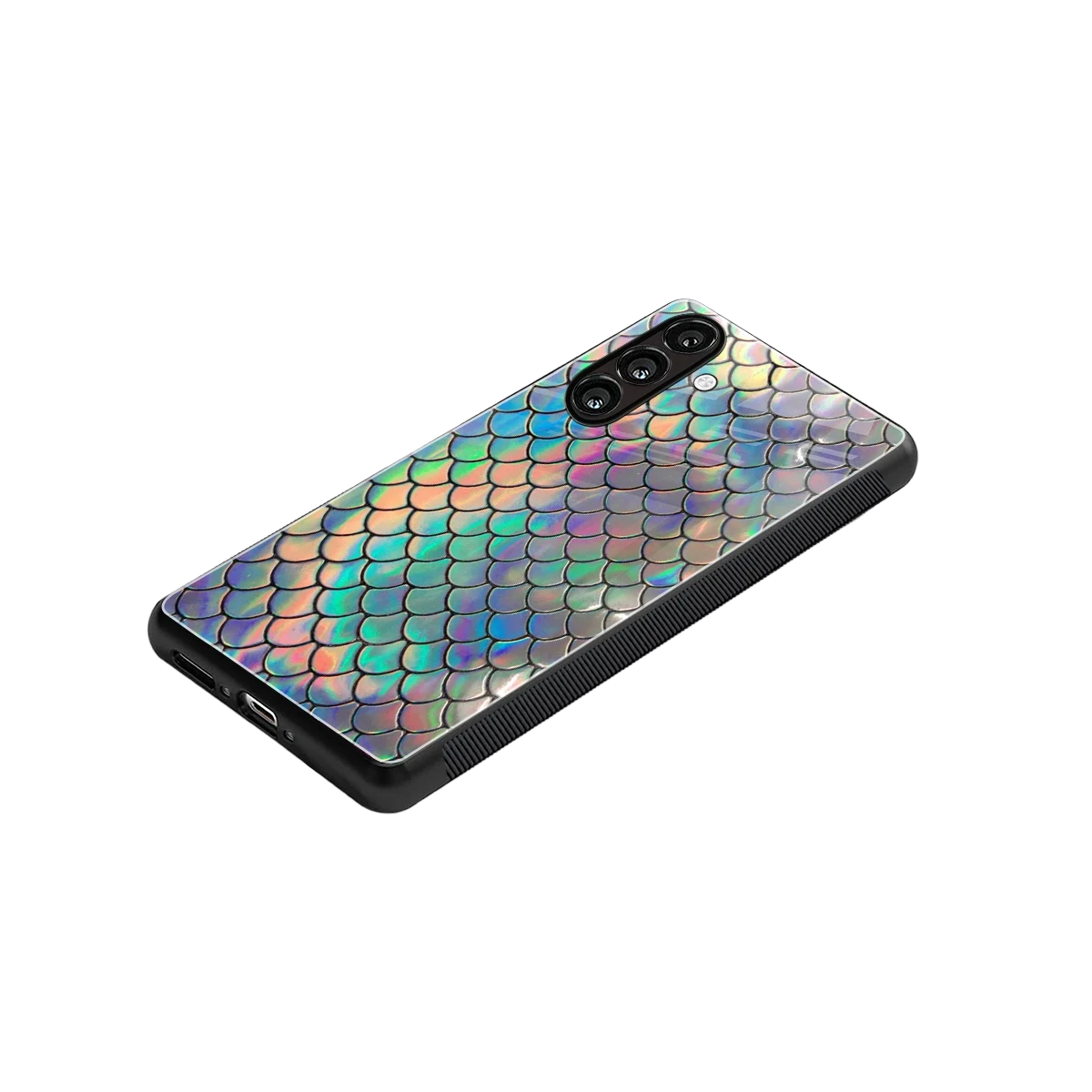 Mermaid stylish phone case for samsung galaxy a37 5g | glossy glass and slim fit