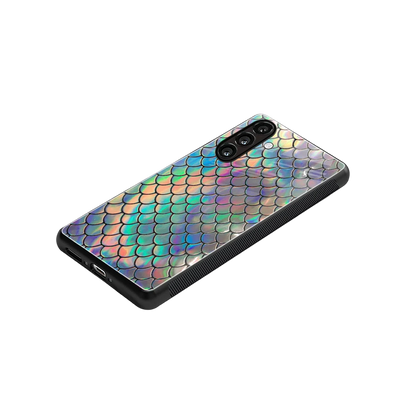 Mermaid stylish phone case for samsung galaxy m35 5g | glossy glass and slim fit