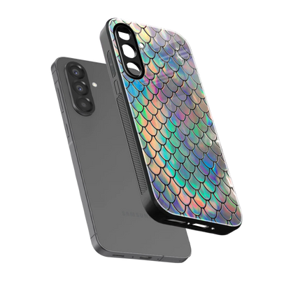 Mermaid sleek samsung galaxy a37 5g cover with tempered glass back and TPU edges