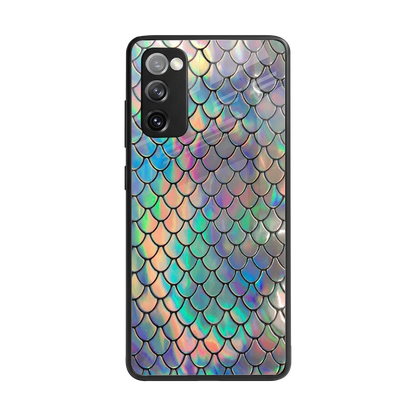 Mermaid back phone cover | glass case for samsung galaxy s20 fe