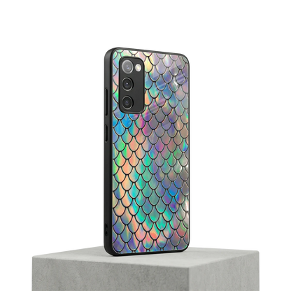 Mermaid samsung galaxy s20 fe mobile cover | shockproof glass phone case