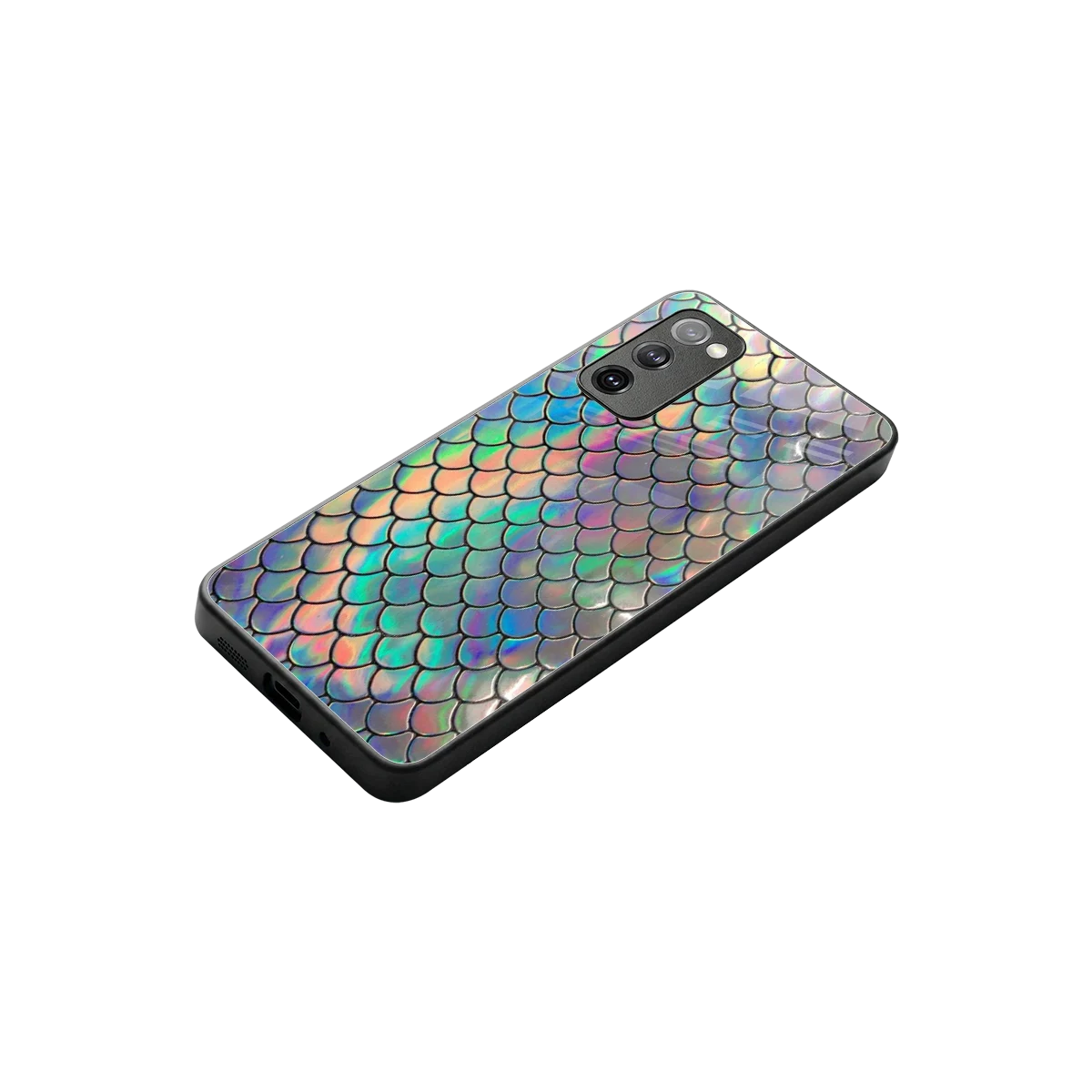 Mermaid stylish phone case for samsung galaxy s20 fe | glossy glass and slim fit