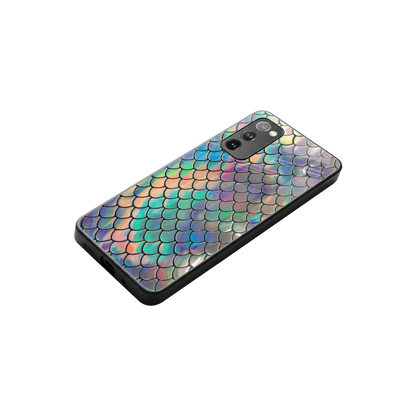 Mermaid stylish phone case for samsung galaxy s20 fe | glossy glass and slim fit