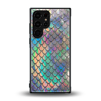 Mermaid back phone cover | glass case for samsung galaxy s24 ultra