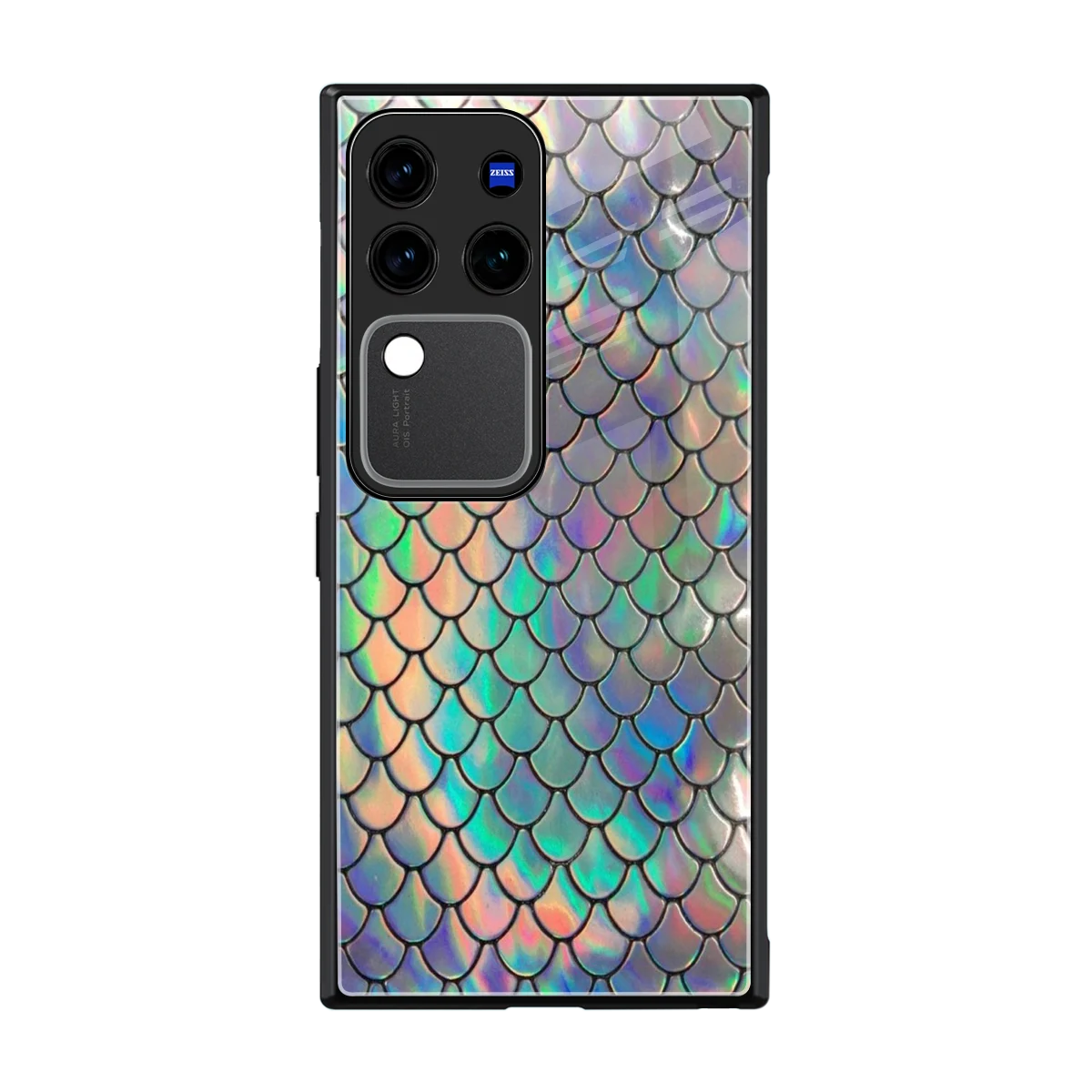 Mermaid back phone cover | glass case forvivo v30 pro