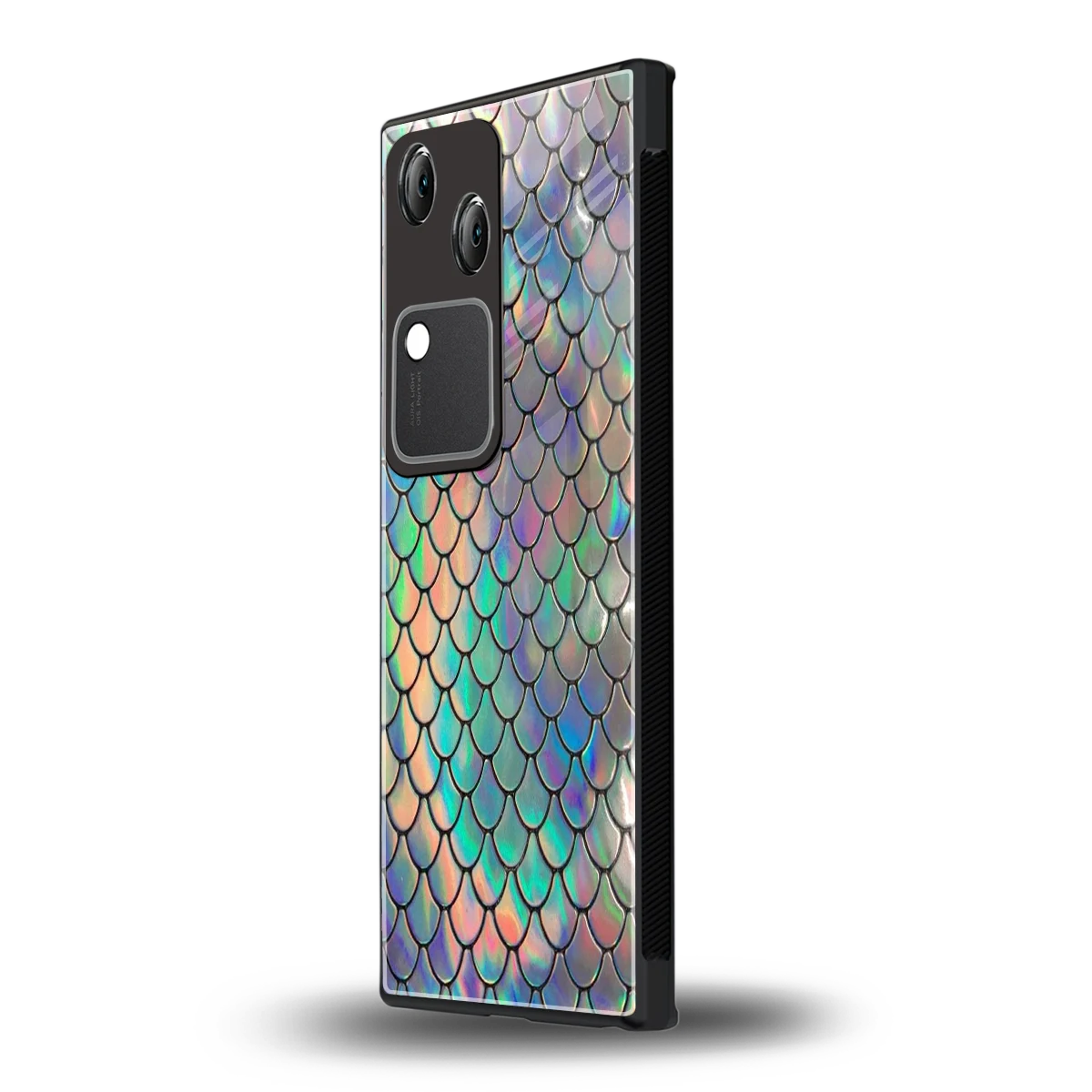 Mermaid vivo v30 mobile cover | shockproof glass phone case
