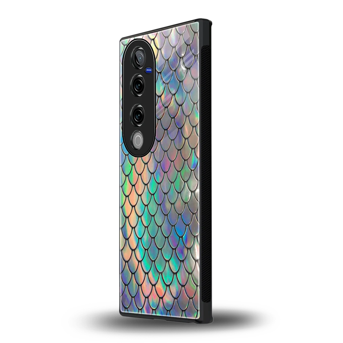 Mermaid vivo v40 pro mobile cover | shockproof glass phone case