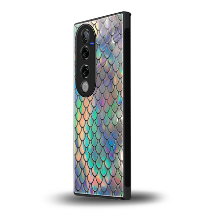 Mermaid vivo v40 pro mobile cover | shockproof glass phone case