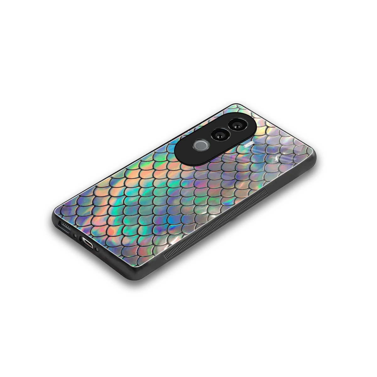 Mermaid stylish phone case for vivo v40e | glossy glass and slim fit