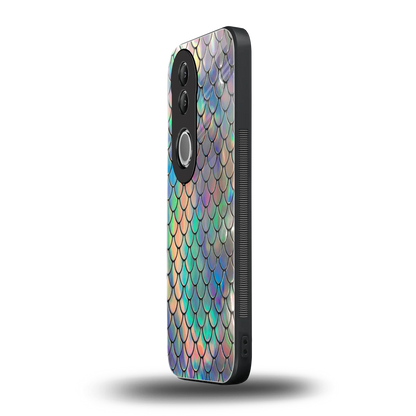 Mermaid vivo v50 mobile cover | shockproof glass phone case