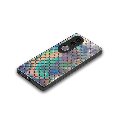 Mermaid stylish phone case for vivo v50 | glossy glass and slim fit