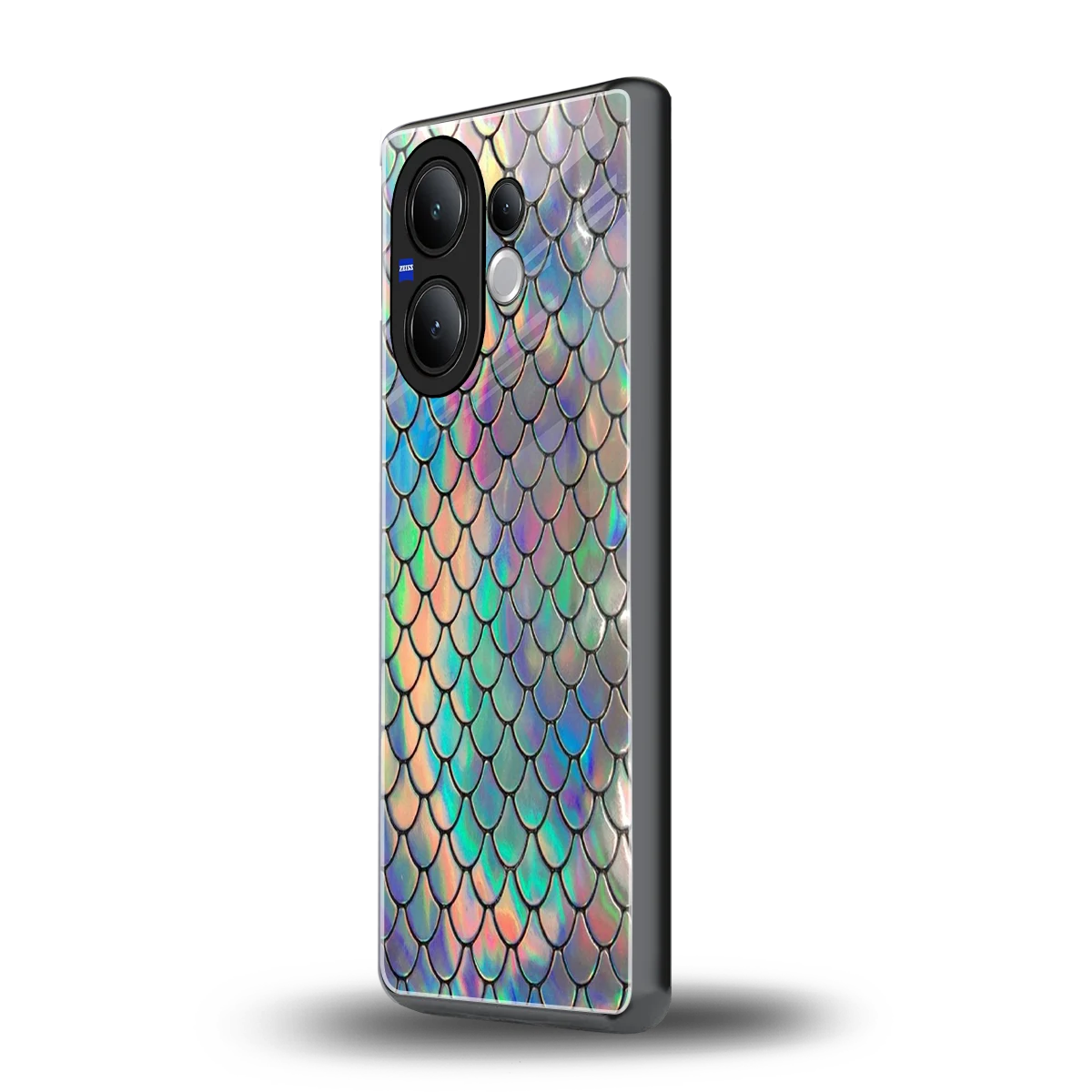 Mermaid vivo v60 mobile cover | shockproof glass phone case
