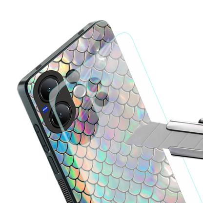Mermaid stylish phone case for vivo v60 | glossy glass and slim fit