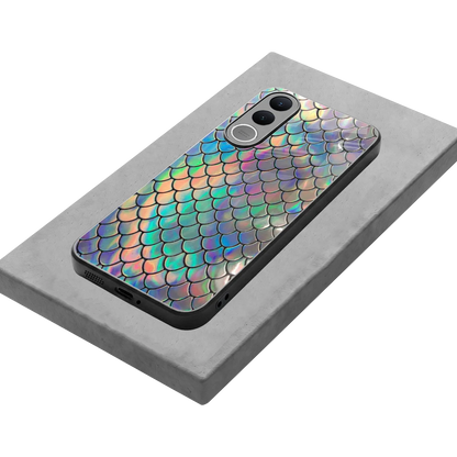 Mermaid stylish phone case for vivo v70 fe | glossy glass and slim fit