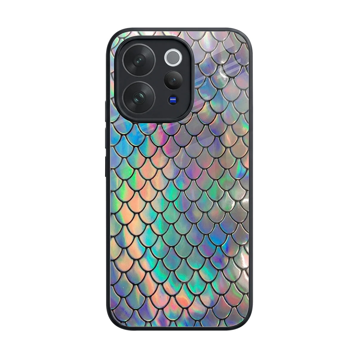 Mermaid back phone cover | glass case for vivo v70