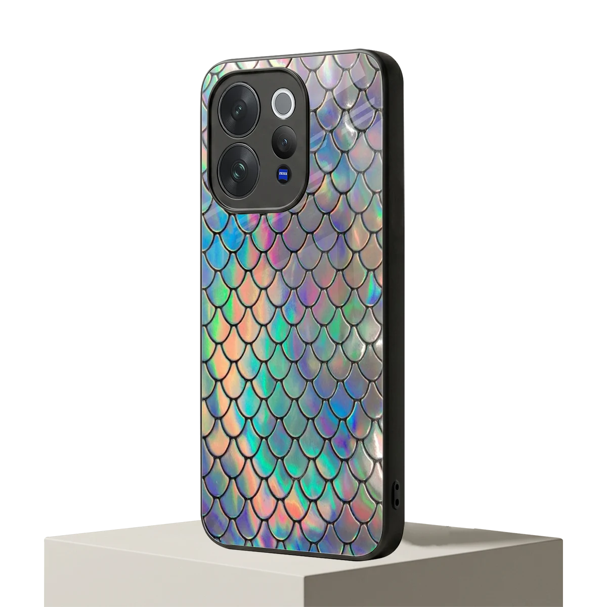 Mermaid vivo v70 mobile cover | shockproof glass phone case
