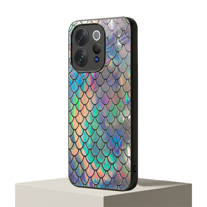 Mermaid vivo v70 elite mobile cover | shockproof glass phone case
