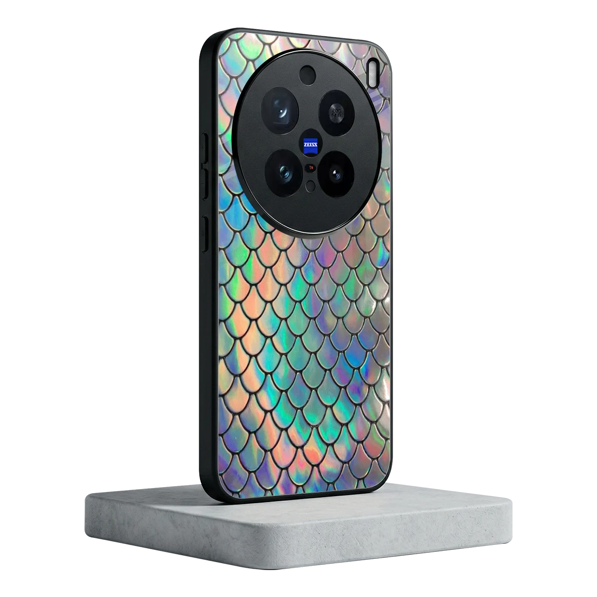 Mermaid vivo x200 pro mobile cover | shockproof glass phone case