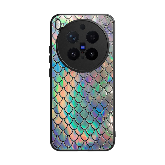Mermaid back phone cover | glass case for vivo x300 pro