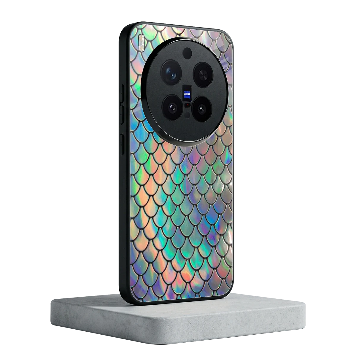 Mermaid vivo x300 pro mobile cover | shockproof glass phone case