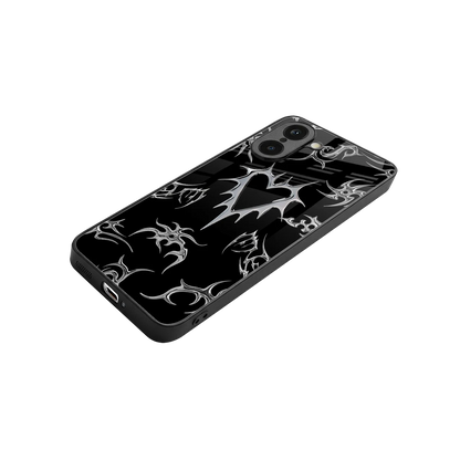 Metallic Love stylish phone case for oneplus nord ce5 5g | glossy glass and slim fit