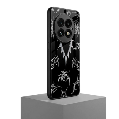 Metallic Love oneplus 13 mobile cover | shockproof glass phone case