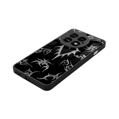 Metallic Love stylish phone case for oneplus 13 | glossy glass and slim fit