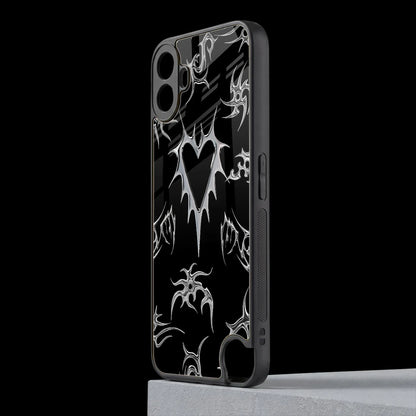 Metallic Love cmf nothing phone 1 mobile cover | shockproof glass phone case
