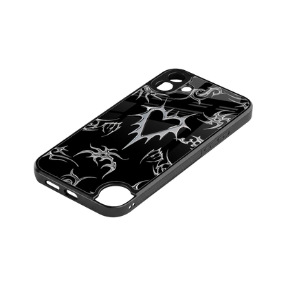 Metallic Love stylish phone case for cmf nothing phone 1 | glossy glass and slim fit