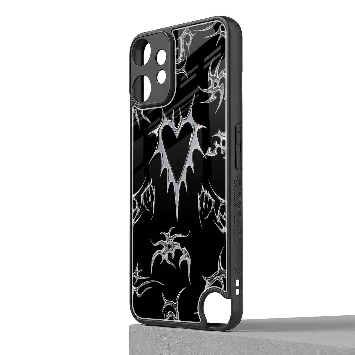 Metallic Love cmf nothing phone 2 pro mobile cover | shockproof glass phone case