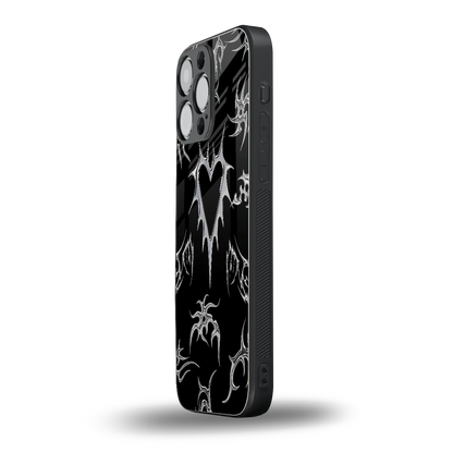 Metallic Love iphone 15 pro max mobile cover | shockproof glass phone case