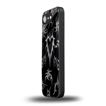 Metallic Love iphone 16e mobile cover | shockproof glass phone case