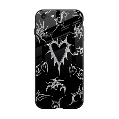 Metallic Love back phone cover | glass case for iphone 6