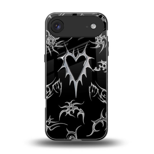 Metallic Love back phone cover | glass case for iphone air
