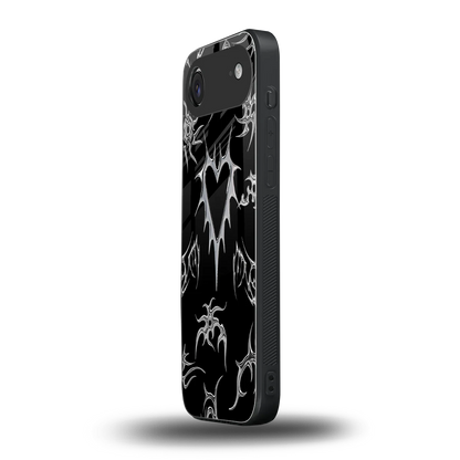 Metallic Love iphone air mobile cover | shockproof glass phone case