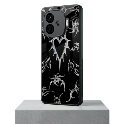 Metallic Love iqoo neo 10r 5g mobile cover | shockproof glass phone case