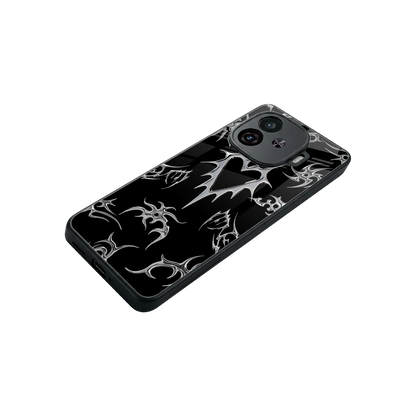 Metallic Love stylish phone case for iqoo neo 10r 5g | glossy glass and slim fit