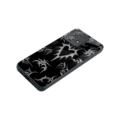 Metallic Love stylish phone case for motorola edge 40 neo 5g | glossy glass and slim fit
