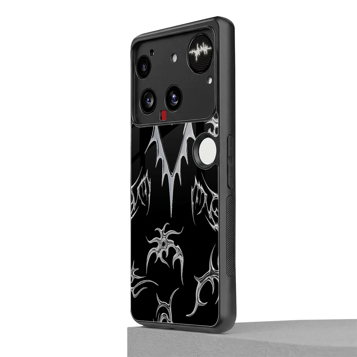 Metallic Love nothing phone 3 mobile cover | shockproof glass phone case