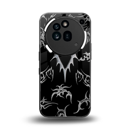 Metallic Love back phone cover | glass case for nothing phone 3a pro