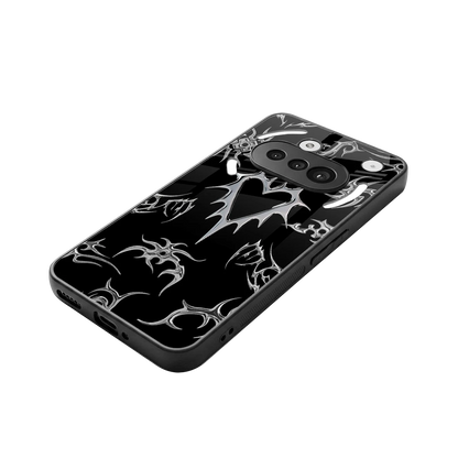 Metallic Love stylish phone case for nothing phone 3a | glossy glass and slim fit
