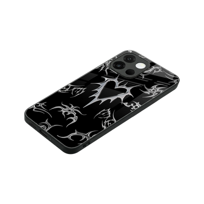 Metallic Love stylish phone case for oneplus 13s | glossy glass and slim fit