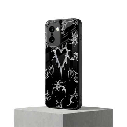 Metallic Love oneplus 15r mobile cover | shockproof glass phone case