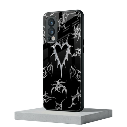 Metallic Love oneplus nord 2 mobile cover | shockproof glass phone case
